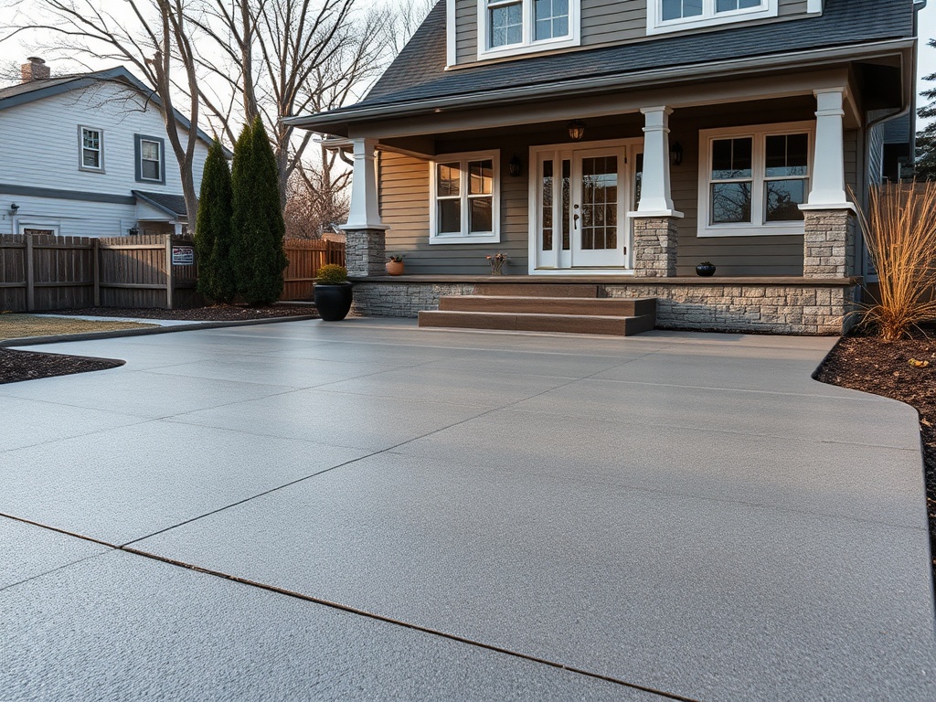 Concrete patio installation in Buffalo NY by CIT Concrete