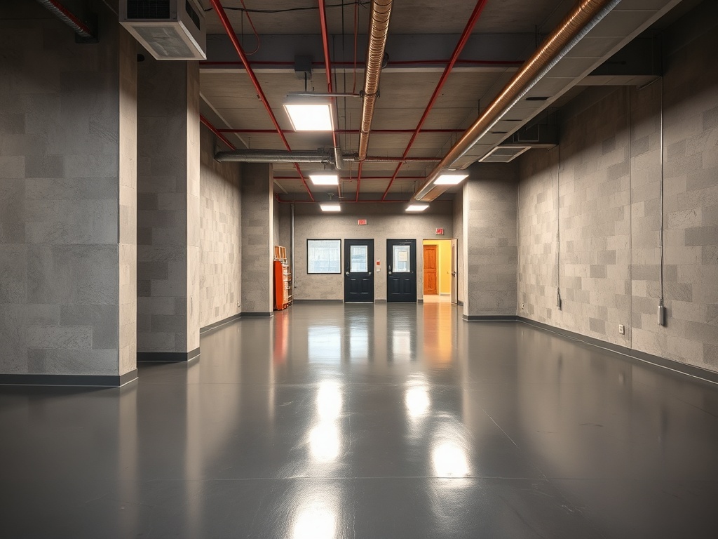 Epoxy Flooring project in Buffalo NY