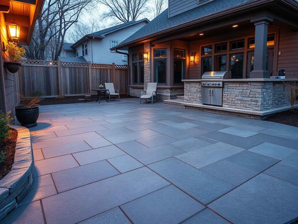 Concrete patio project in Buffalo NY