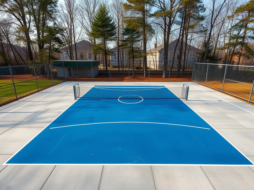 Pickleball Court Installation project in Buffalo NY